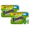 Bounty 078557165098 White, Select-A-Size Paper Towels (6 Double Plus Rolls) (Multi-Pack Of 2) | BigEasyMart.com