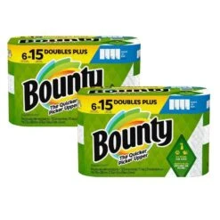 Bounty 078557165098 White, Select-A-Size Paper Towels (6 Double Plus Rolls) (Multi-Pack Of 2) | BigEasyMart.com