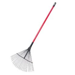 Bully Tools 92312 24-Tine Leaf And Thatching Rake With Fiberglass Handle | BigEasyMart.com