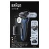 Braun Series 6 6072cc Men's Electric Shaver And Precision Trimmer, Blue | BigEasyMart.com