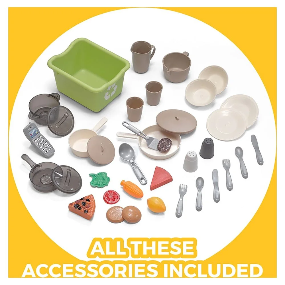Step2 Lifestyle Dream Kitchen Toddler Plastic Kitchen Playset | BigEasyMart.com - Image 4
