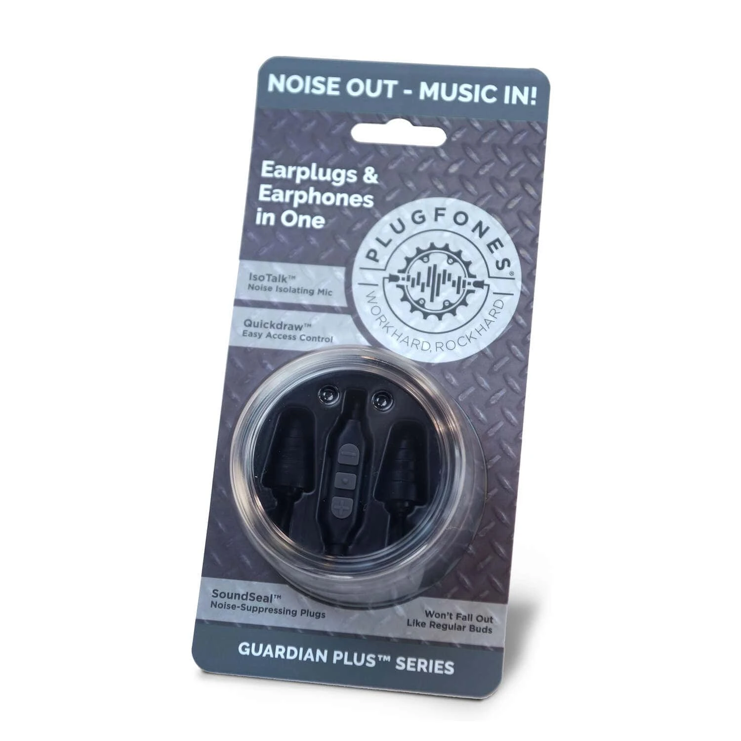 Plugfones Guardian Plus 29 DB Nylon/Silicone/Soft Foam 3.5 MM Jack Earplugs/Earphones W/Mic Black 1 | BigEasyMart.com - Image 6