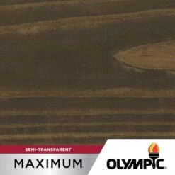 Olympic OLY905-05 Maximum 5 Gal. Cinder Semi-Transparent Exterior Stain And Sealant In One Low VOC | BigEasyMart.com