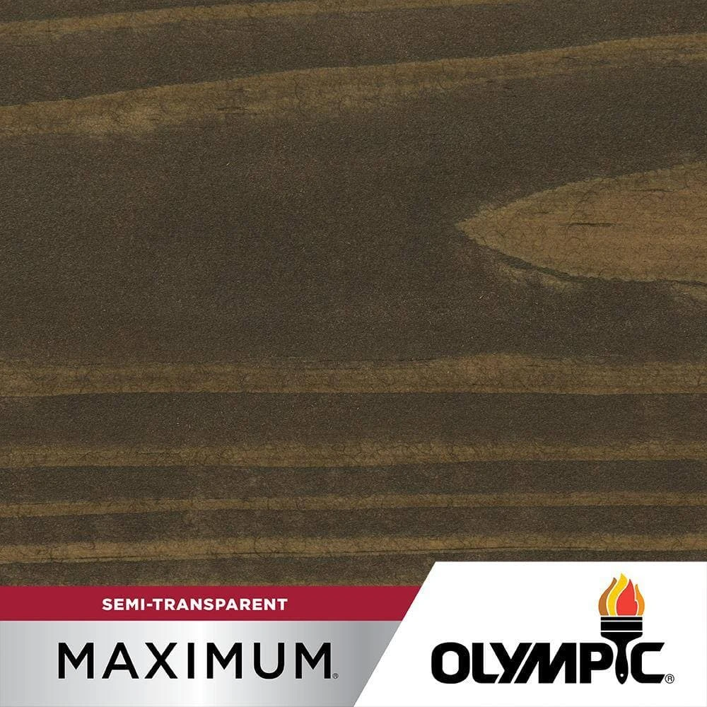 Olympic OLY905-05 Maximum 5 Gal. Cinder Semi-Transparent Exterior Stain And Sealant In One Low VOC | BigEasyMart.com