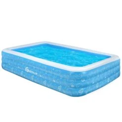 Inflatable Full-Sized Family Swimming Pool | BigEasyMart.com