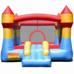 Costway Kid Inflatable Bounce House Castle Moonwalk Playhouse Jumper Slide | BigEasyMart.com