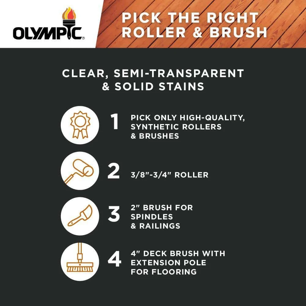 Olympic OLY905-05 Maximum 5 Gal. Cinder Semi-Transparent Exterior Stain And Sealant In One Low VOC | BigEasyMart.com - Image 12