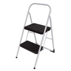 Cosco 34.646 In. H X 17.323 In. W X 22.84 In. D 200 Lb. Capacity 2 Step Steel Large Step Stool | BigEasyMart.com