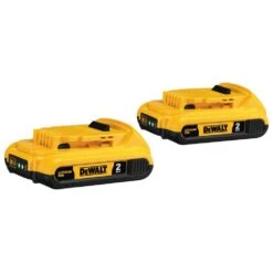 DEWALT DCB203-2 20V MAX Compact Lithium-Ion 2.0Ah Battery Pack (2 Pack) | BigEasyMart.com