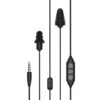 Plugfones Guardian Plus 29 DB Nylon/Silicone/Soft Foam 3.5 MM Jack Earplugs/Earphones W/Mic Black 1 | BigEasyMart.com