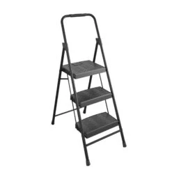 Cosco 53.54 In. H X 18.5 In. W X 2.36 In. D 300 Lb. Capacity 3 Step Steel Step Stool | BigEasyMart.com