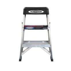 Werner 2 Ft. H Aluminum Step Ladder Type IA 300 Lb. Capacity | BigEasyMart.com