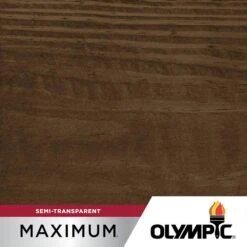 Olympic OLY934-05 Maximum 5 Gal. Espresso Semi-Transparent Exterior Stain And Sealant In One Low VOC | BigEasyMart.com