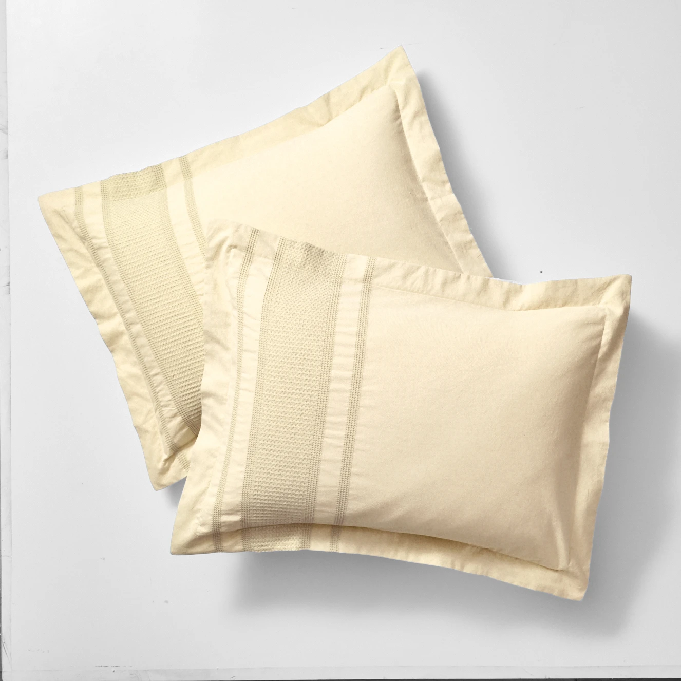 Better Homes & Gardens 3-Piece Cream Waffle Stripe Comforter Set, Full/Queen | BigEasyMart.com - Image 3