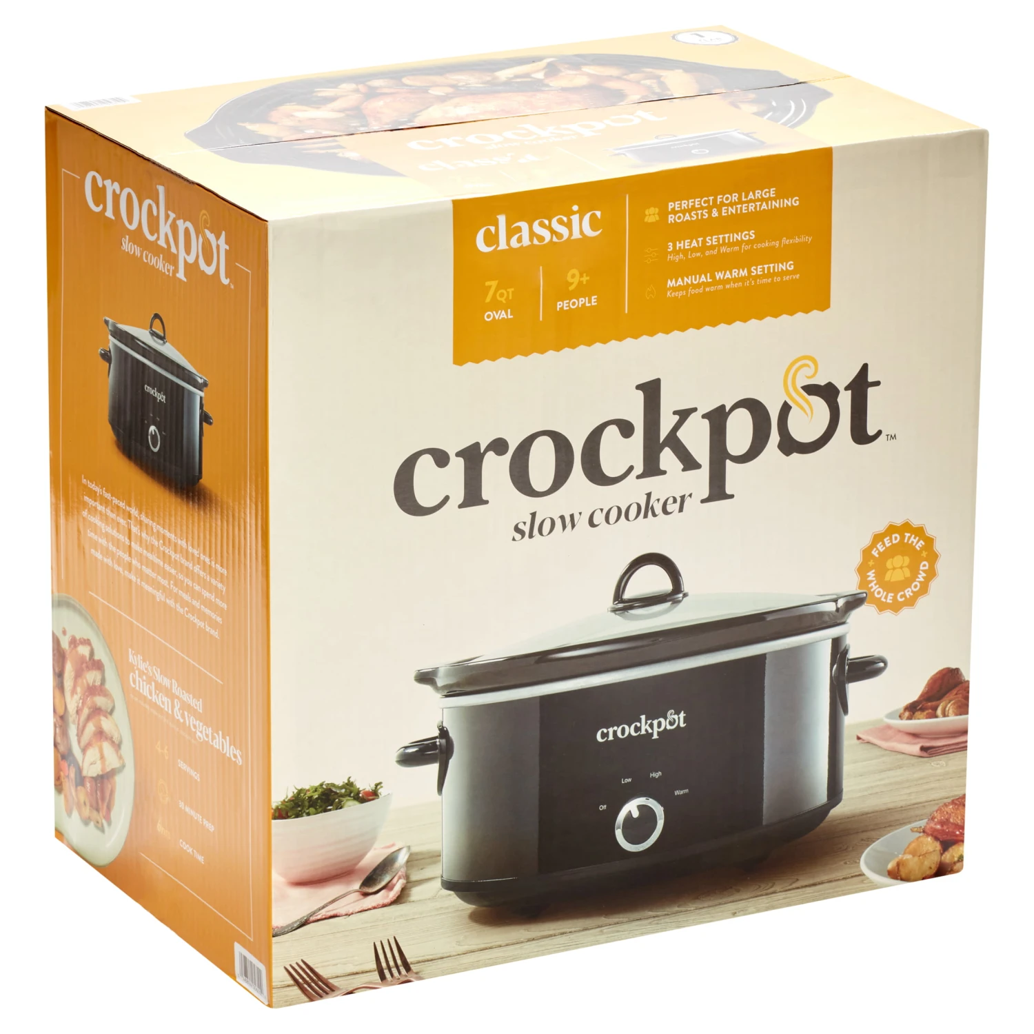 Crock-Pot® 7-Quart Manual Slow Cooker, Black | BigEasyMart.com - Image 5