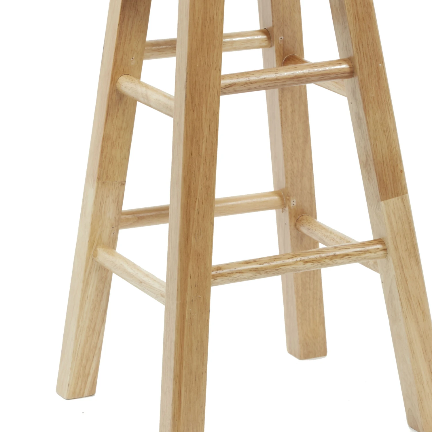 Mainstays Fully Assembled 29" Natural Wood Bar Stool | BigEasyMart.com - Image 3