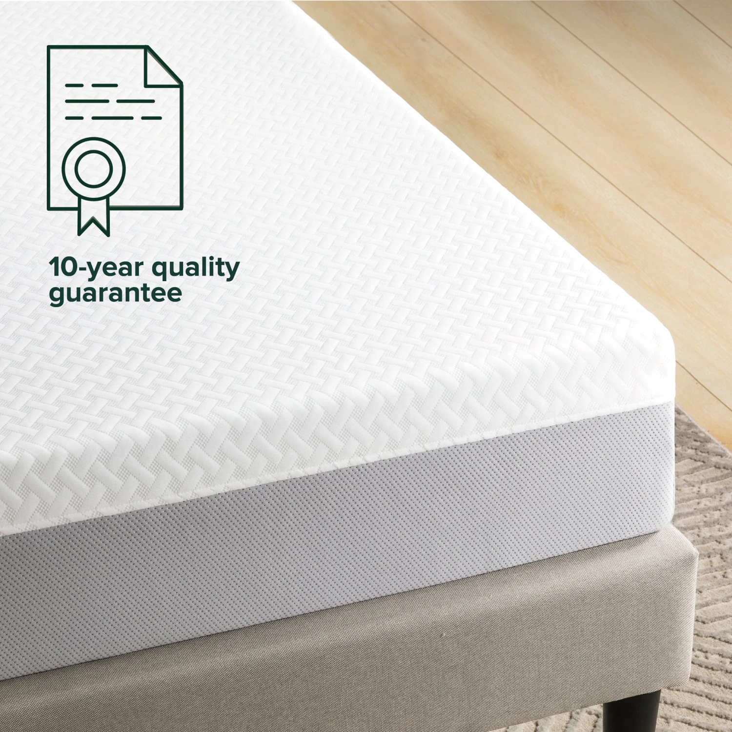 Zinus 8" Cooling Airflow Hybrid Mattress In A Box, Adult, Full | BigEasyMart.com - Image 4