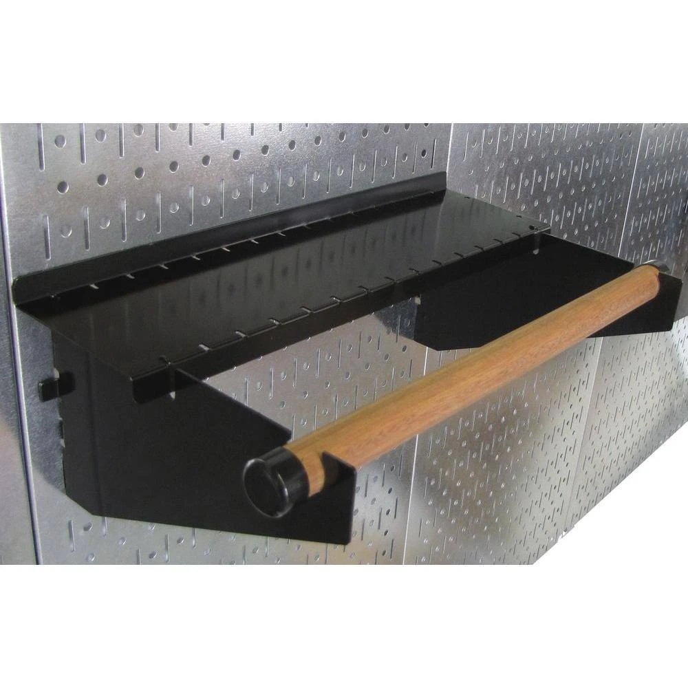 Wall Control 30BAS300GVB 32 In. X 48 In. Shiny Metallic Galvanized Steel Pegboard | BigEasyMart.com - Image 4