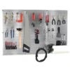 Wall Control 30BAS300GVB 32 In. X 48 In. Shiny Metallic Galvanized Steel Pegboard | BigEasyMart.com