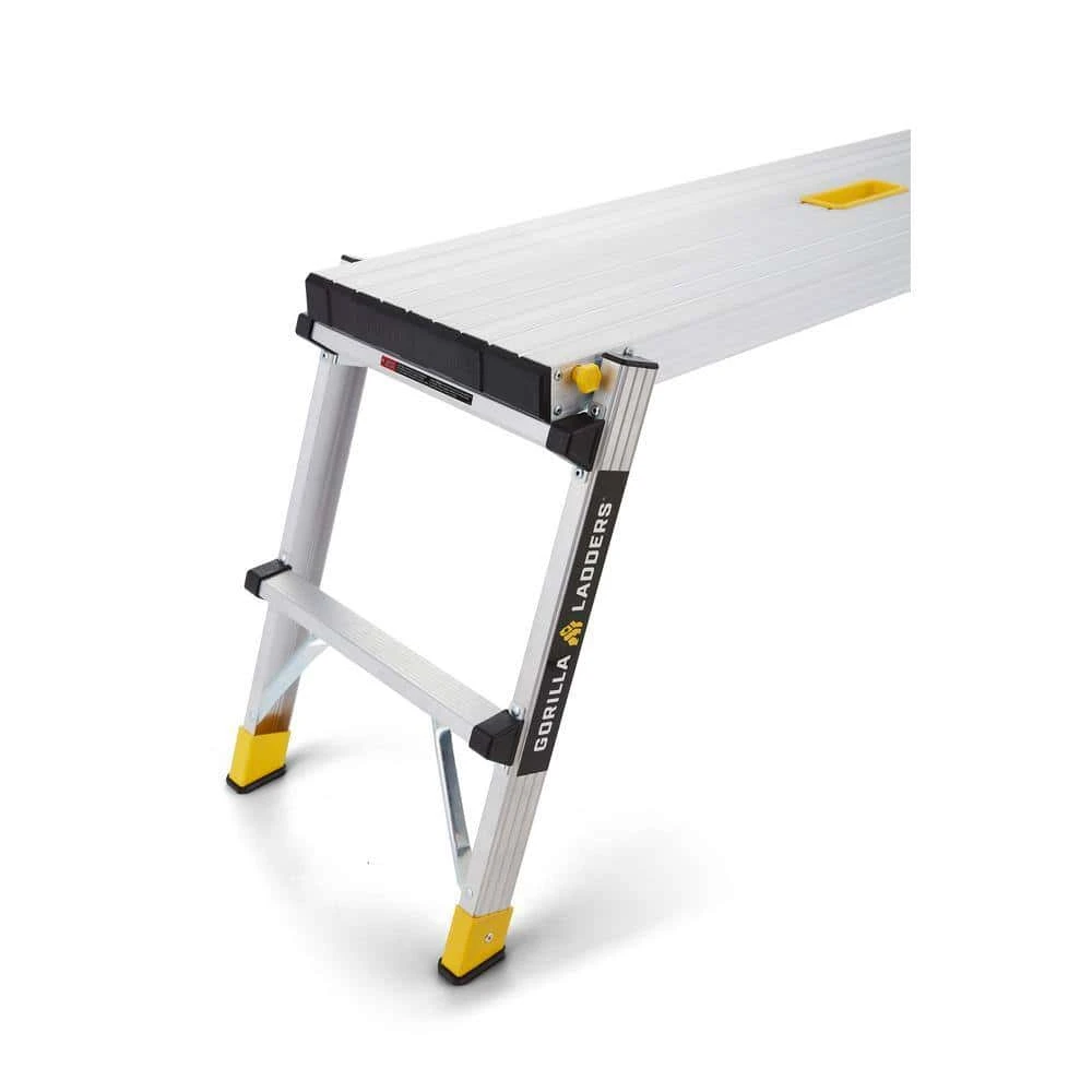 Gorilla Ladders 4 Ft. X 12 In. X 20 In. Aluminum Slim-Fold Work Platform, 300 Lbs. Load Capacity | BigEasyMart.com - Image 8