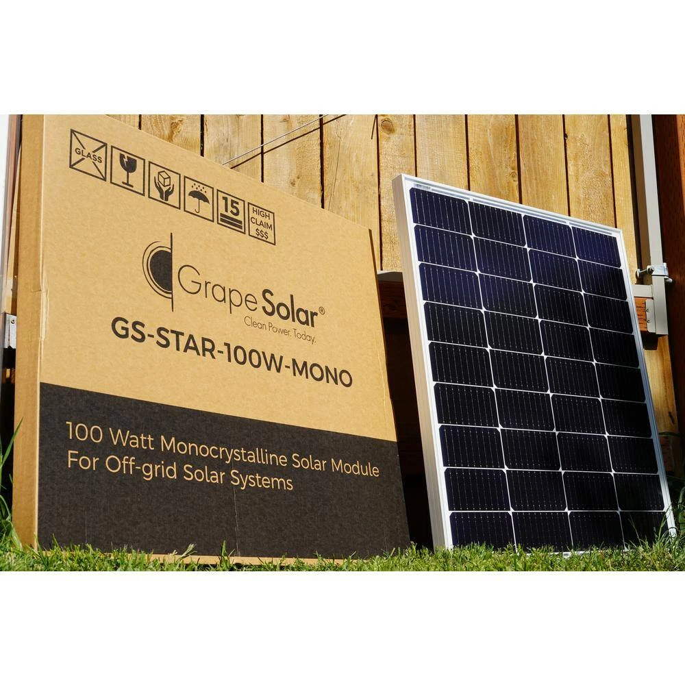 Grape Solar GS-Star-100W 100-Watt Monocrystalline Solar Panel For RV's | BigEasyMart.com - Image 3