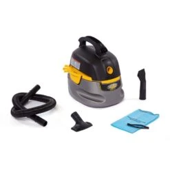 Stinger HD2025 2.5 Gallon 1.75 Peak HP Compact Wet/Dry Shop Vacuum With Filter Bag, Hose And Accessories | BigEasyMart.com