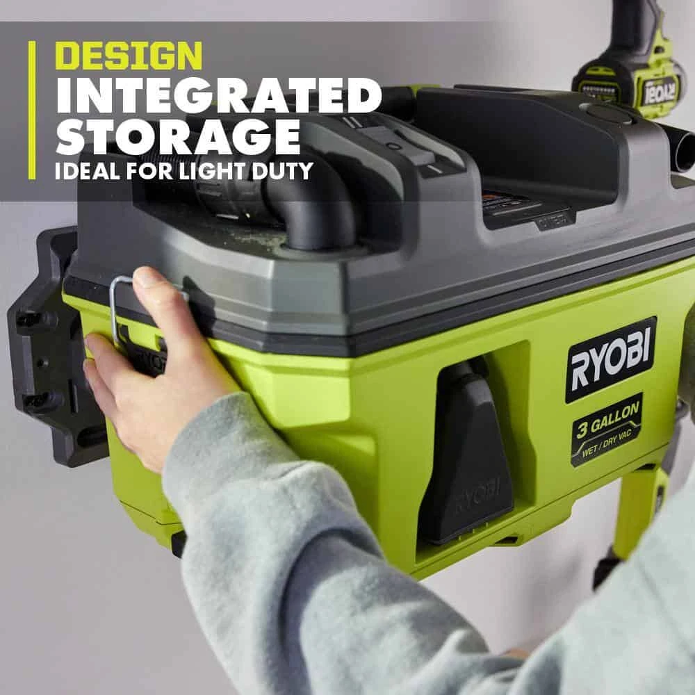 RYOBI PCL734B ONE+ 18V LINK Cordless 3 Gal. Wet/Dry Vacuum (Tool Only) | BigEasyMart.com - Image 6