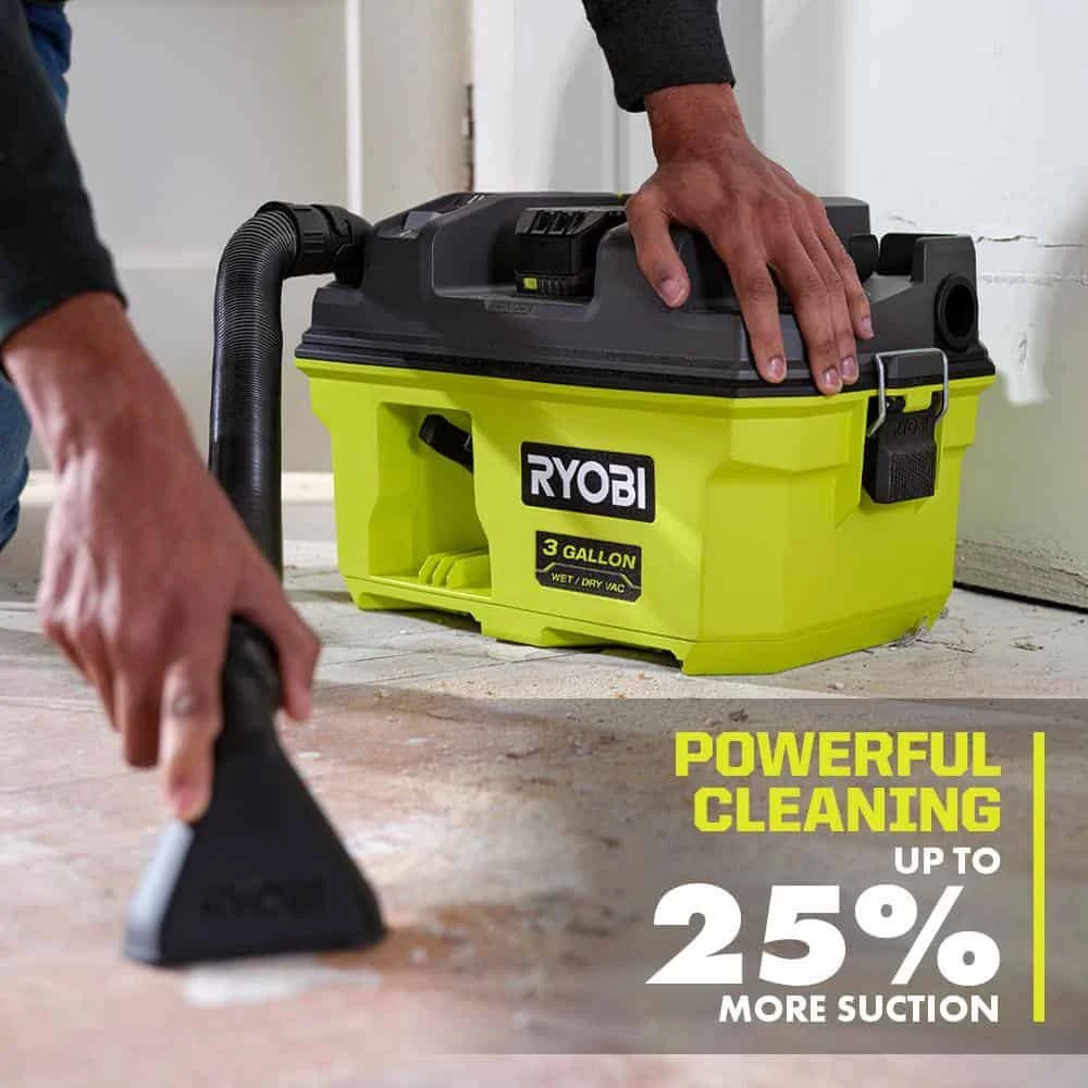RYOBI PCL734B ONE+ 18V LINK Cordless 3 Gal. Wet/Dry Vacuum (Tool Only) | BigEasyMart.com - Image 4