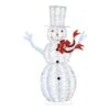 Home Accents Holiday 21GM12589 6 Ft. Iridescent Ribbon Snowman Holiday Yard Decoration | BigEasyMart.com