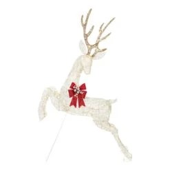 Home Accents Holiday 21RT1892111 5.5 Ft. Warm White LED Jumping Buck Holiday Yard Decoration | BigEasyMart.com