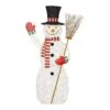 Home Accents Holiday 23RT01223112 6 Ft. Warm White LED Snowman With Broom Stick Holiday Yard Decoration | BigEasyMart.com