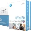HP Printer Paper | 8.5 X 11 Paper | Office 20 Lb | 3 Ream Case - 1500 Sheets | 92 Bright | Made In USA - FSC Certified | 112090C | BigEasyMart.com
