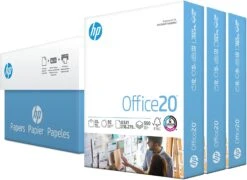 HP Printer Paper | 8.5 X 11 Paper | Office 20 Lb | 3 Ream Case - 1500 Sheets | 92 Bright | Made In USA - FSC Certified | 112090C | BigEasyMart.com