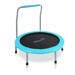SereneLife Portable Fitness Trampoline – Sports Trampoline For Indoor And Outdoor Use – Professional Round Jumping Cardio Trampoline – Safe For Kid #1