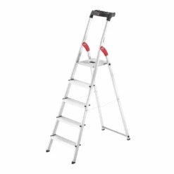 Hailo USA Inc. 5.97 Ft Aluminum Step Ladder With 330 Lb. Load Capacity | BigEasyMart.com