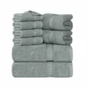 Utopia Towels 8-Piece Premium Towel Set, 2 Bath Towels, 2 Hand Towels, And 4 Wash Clothsm, Cool Grey | BigEasyMart.com