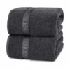 Utopia Towels Luxurious Jumbo Bath Sheet 2 Piece, Super Soft Hotel Quality Towel (35 X 70 Inches, Grey) | BigEasyMart.com