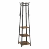 VASAGLE ALINRU Coat Rack With 3 Shelves, Stand With Hooks | BigEasyMart.com