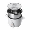 Aroma Housewares Select Stainless Rice Cooker & Warmer With Uncoated Inner Pot, 6-Cup(cooked) / 1.4Qt, ARC-753SG, White | BigEasyMart.com