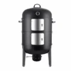 Realcook Charcoal BBQ Smoker Grill - 20 Inch Vertical Smoker For Outdoor Cooking Grilling | BigEasyMart.com