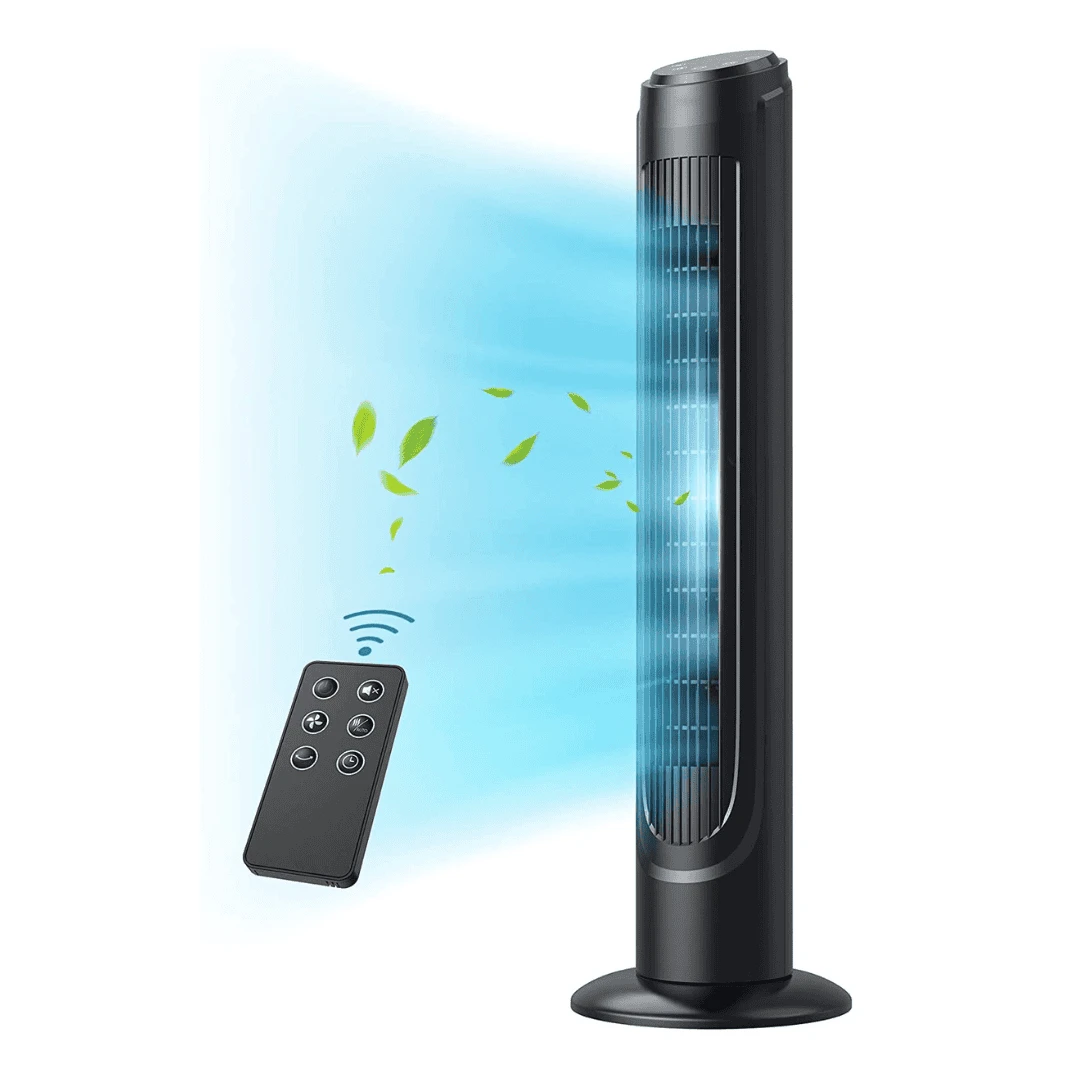 Dreo Cruiser Pro Tower Fan 90° Oscillating Fans With Remote | BigEasyMart.com