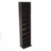 Atlantic Summit Media Storage Cabinet – Protects & Organizes Prized Music, Movie, Video Games Or Memorabilia Collections, PN 74735727 In Espresso | BigEasyMart.com