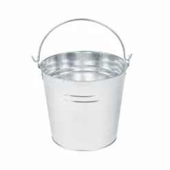 American Metalcraft Natural Galvanized Steel Pail, 1.16-Gallon, 8", Silver