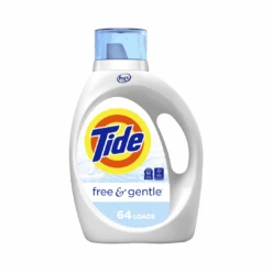 Tide Free & Gentle Liquid Laundry Detergent, 64 Loads