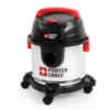 PORTER-CABLE Wet/Dry Vacuum 4 Gallon 4HP Stainless Steel Light Weight Portable, Silver+Red | BigEasyMart.com