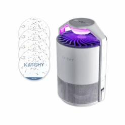 Katchy Indoor Insect Trap Catch Insects Indoors With Suction, Bug Light & Sticky Glue (White) | BigEasyMart.com