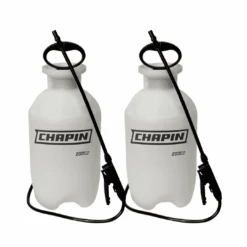 Chapin International 2-Gallon SureSpray Lawn And Garden Poly Tank Sprayer With Anti-Clog Filter For Fertilizers, Translucent White | BigEasyMart.com