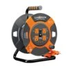 Link2Home EM-CM-30E 3 Ft. 14/3 Extension Cord Storage Reel With 4 | BigEasyMart.com