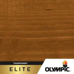 Olympic 810202-01 Elite 1 Gal. Mahogany Woodland Oil Transparent Exterior Stain And Sealant In One Low VOC | BigEasyMart.com
