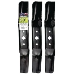 MaxPower 561558B 3 Blade Set For Many 50 In. Cut MTD, Cub Cadet, Craftsman Mowers Replaces OEM #'s 942-05052A And 742-05052A | BigEasyMart.com
